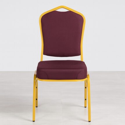 Stackable Maroon Banquet Chair