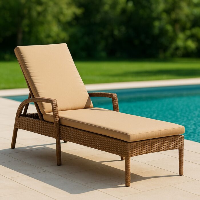 Outdoor Rattan Sun Lounger Outdoor Rattan Sun Lounger