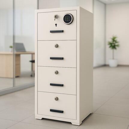 4-Drawer Fireproof Filing Cabinet