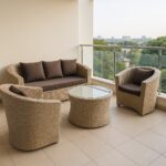 5-Seater Outdoor Rattan Sofa Set
