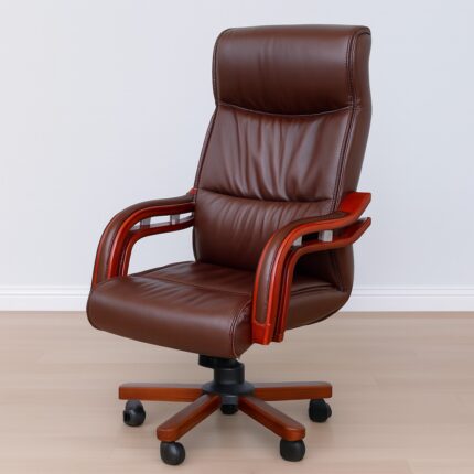 Executive Brown Leather Chair