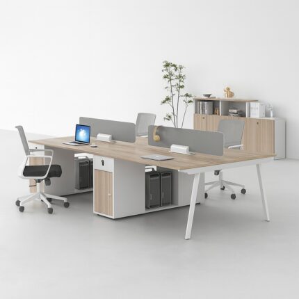 4-Way Office Workstation Desk
