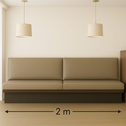 2M Restaurant Booth Seating