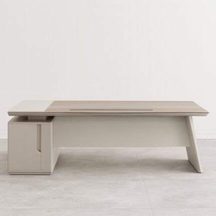 2.4M Modern L-Shaped Executive Desk