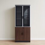 Glass Door Office Cabinet