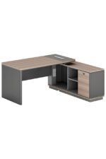 Modern L-Shaped Executive Desk - Image 2