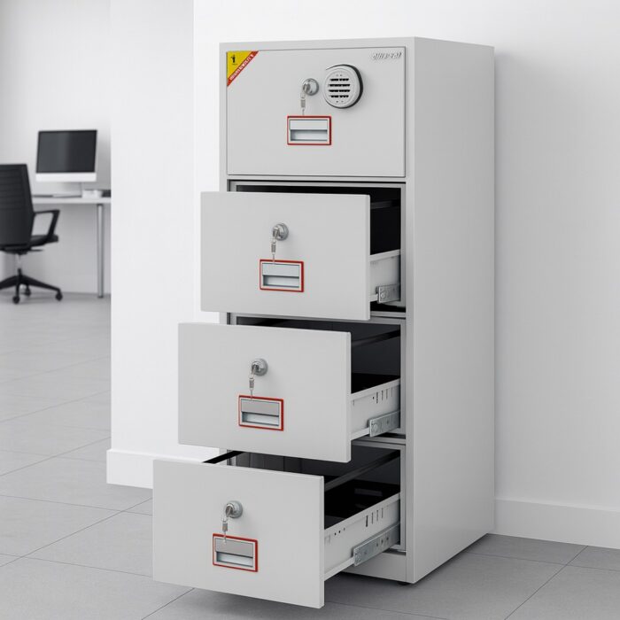 8fee0675-7b5e-4246-a746-fb4b2afba7c5 4-Drawer Fireproof Diplomat Safe - Image 2