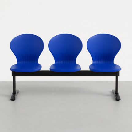 3-Seater Plastic Waiting Bench