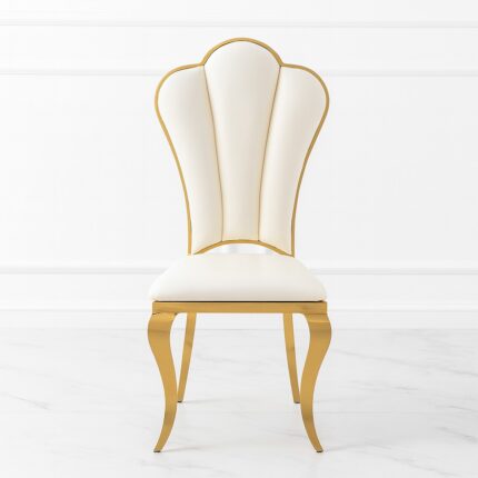 Gold Upholstered Dining Chair