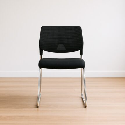 Mesh Visitor Chair with Sled Base